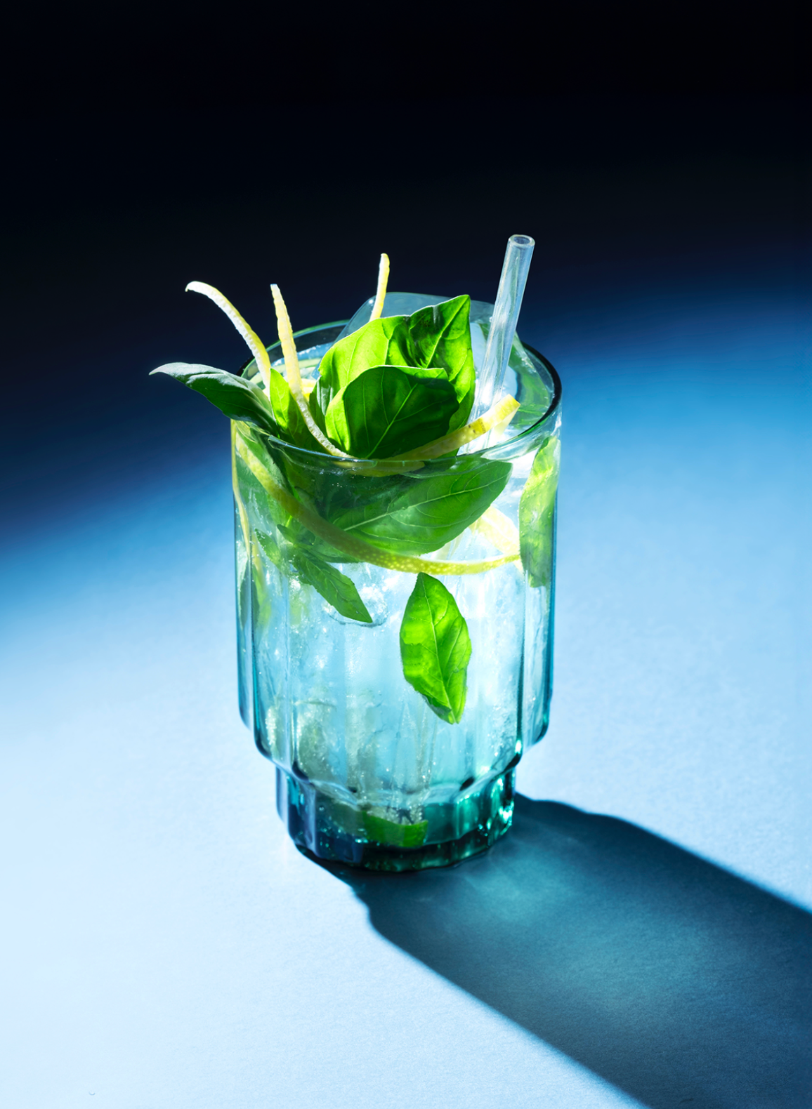 Basil Jungle Mule Cocktail with Magika Likido